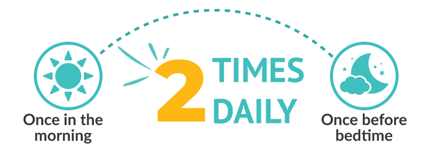 two times daily